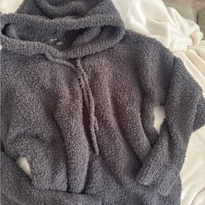 Barefoot Dreams Charcoal CozyChic Hoodie